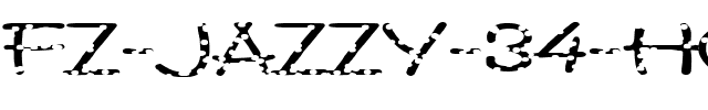 FZ JAZZY 34 HOLEY EX Normal.ttf