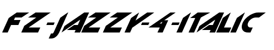 FZ JAZZY 4 ITALIC Normal.ttf