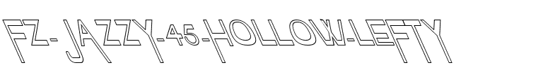 FZ JAZZY 45 HOLLOW LEFTY Normal.ttf