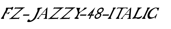 FZ JAZZY 48 ITALIC Normal.ttf