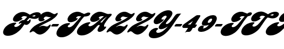FZ JAZZY 49 ITALIC Normal.ttf