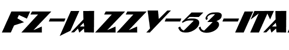 FZ JAZZY 53 ITALIC Normal.ttf