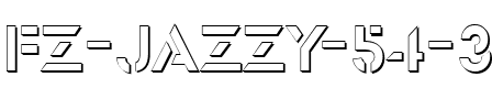 FZ JAZZY 54 3D Normal.ttf