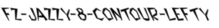 FZ JAZZY 8 CONTOUR LEFTY Normal.ttf