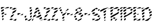FZ JAZZY 8 STRIPED Normal.ttf