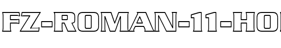 FZ ROMAN 11 HOLLOW Bold.ttf