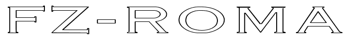 FZ ROMAN 13 HOLLOW EX  ÷–(oÐG.ttf
