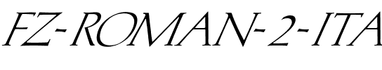 FZ ROMAN 2 ITALIC Normal.ttf