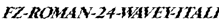 FZ ROMAN 24 WAVEY ITALIC Normal.ttf