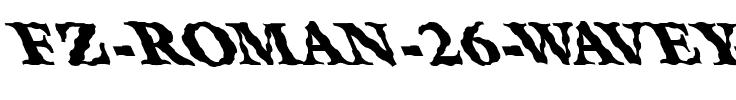 FZ ROMAN 26 WAVEY LEFTY Normal.ttf