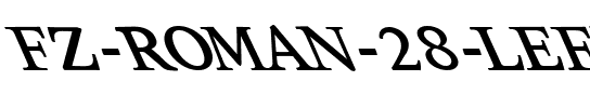 FZ ROMAN 28 LEFTY Normal.ttf