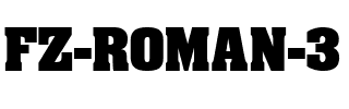 FZ ROMAN 3 Light.ttf