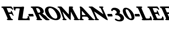FZ ROMAN 30 LEFTY Normal.ttf