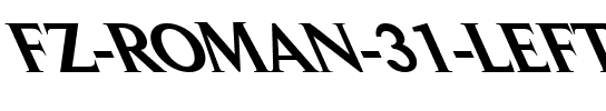 FZ ROMAN 31 LEFTY Normal.ttf