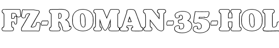 FZ ROMAN 35 HOLLOW Normal.ttf