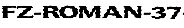 FZ ROMAN 37 WAVEY EX Normal.ttf
