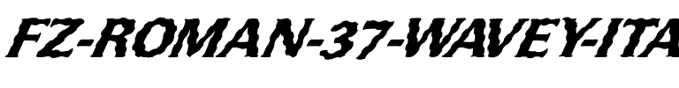 FZ ROMAN 37 WAVEY ITALIC Normal.ttf