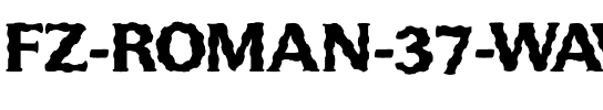 FZ ROMAN 37 WAVEY Normal.ttf