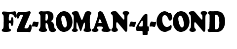 FZ ROMAN 4 COND Extra Heavy.ttf