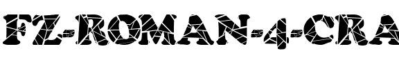 FZ ROMAN 4 CRACKED Normal.ttf