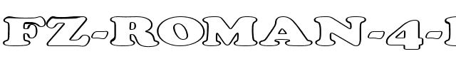 FZ ROMAN 4 HOLLOW EX Normal.ttf
