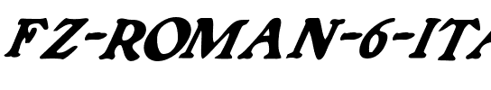 FZ ROMAN 6 ITALIC Normal.ttf