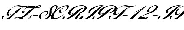 FZ SCRIPT 12 ITALIC Normal.ttf