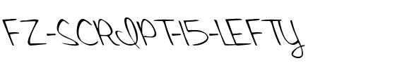 FZ SCRIPT 15 LEFTY Normal.ttf