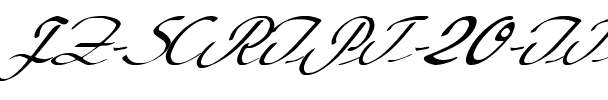 FZ SCRIPT 20 ITALIC Normal.ttf