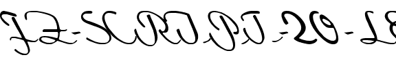 FZ SCRIPT 20 LEFTY Normal.ttf
