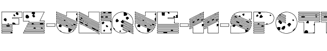FZ UNIQUE 11 SPOTTED Normal.ttf
