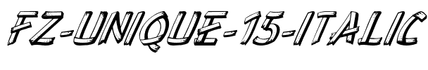 FZ UNIQUE 15 ITALIC Normal.ttf