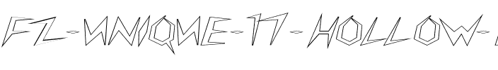 FZ UNIQUE 17 HOLLOW EX Normal.ttf