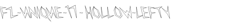 FZ UNIQUE 17 HOLLOW LEFTY Normal.ttf