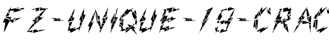 FZ UNIQUE 19 CRACKED Normal.ttf
