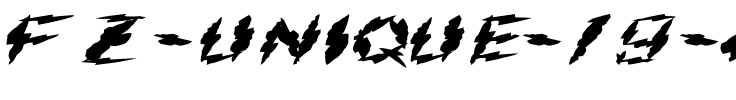 FZ UNIQUE 19 MANGLED EX Normal.ttf