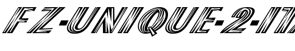 FZ UNIQUE 2 ITALIC Heavy.ttf