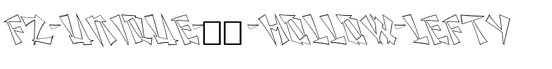 FZ UNIQUE 21 HOLLOW LEFTY Normal.ttf