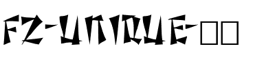 FZ UNIQUE 21 Normal.ttf