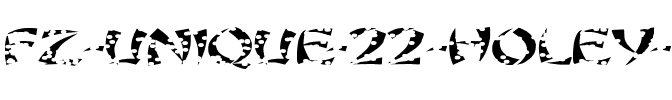 FZ UNIQUE 22 HOLEY EX Normal.ttf