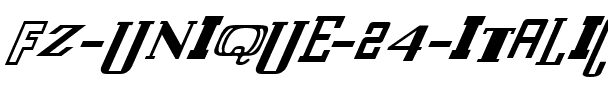 FZ UNIQUE 24 ITALIC Normal.ttf