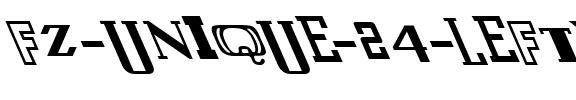 FZ UNIQUE 24 LEFTY Normal.ttf