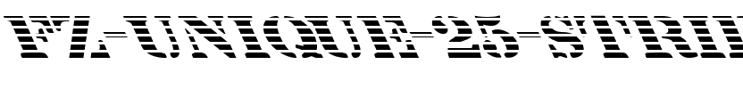 FZ UNIQUE 25 STRIPED LEFTY Normal.ttf