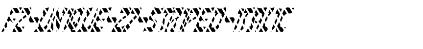 FZ UNIQUE 27 STRIPED ITALIC Normal.ttf