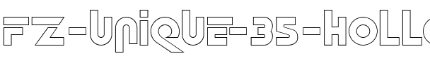 FZ UNIQUE 35 HOLLOW Normal.ttf