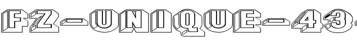 FZ UNIQUE 43 HOLLOW EX Normal.ttf