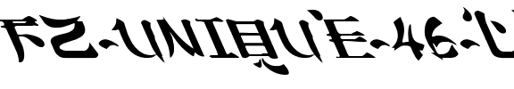 FZ UNIQUE 46 LEFTY Normal.ttf