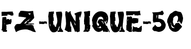 FZ UNIQUE 50 Normal.ttf