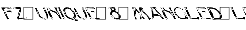 FZ UNIQUE 8 MANGLED LEFTY Normal.ttf