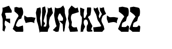 FZ WACKY 22 Normal.ttf